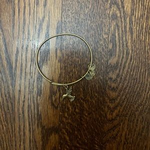 alex & ani hummingbird bracelet.